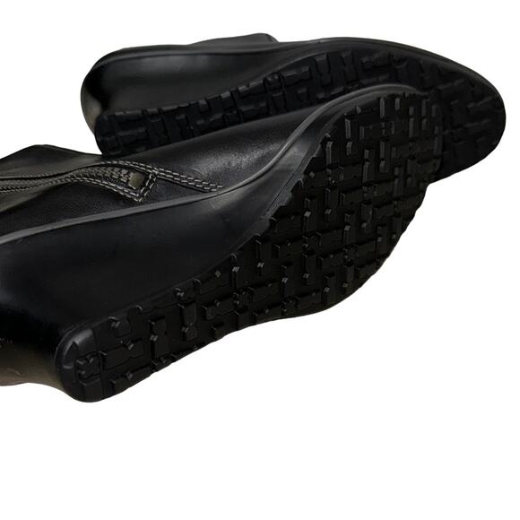 Timberland Leather Zip Wedge Ankle Boots Black Size 5.5 - Picture 5 of 6